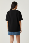 Women’s Oversized Black Graphic T-Shirt